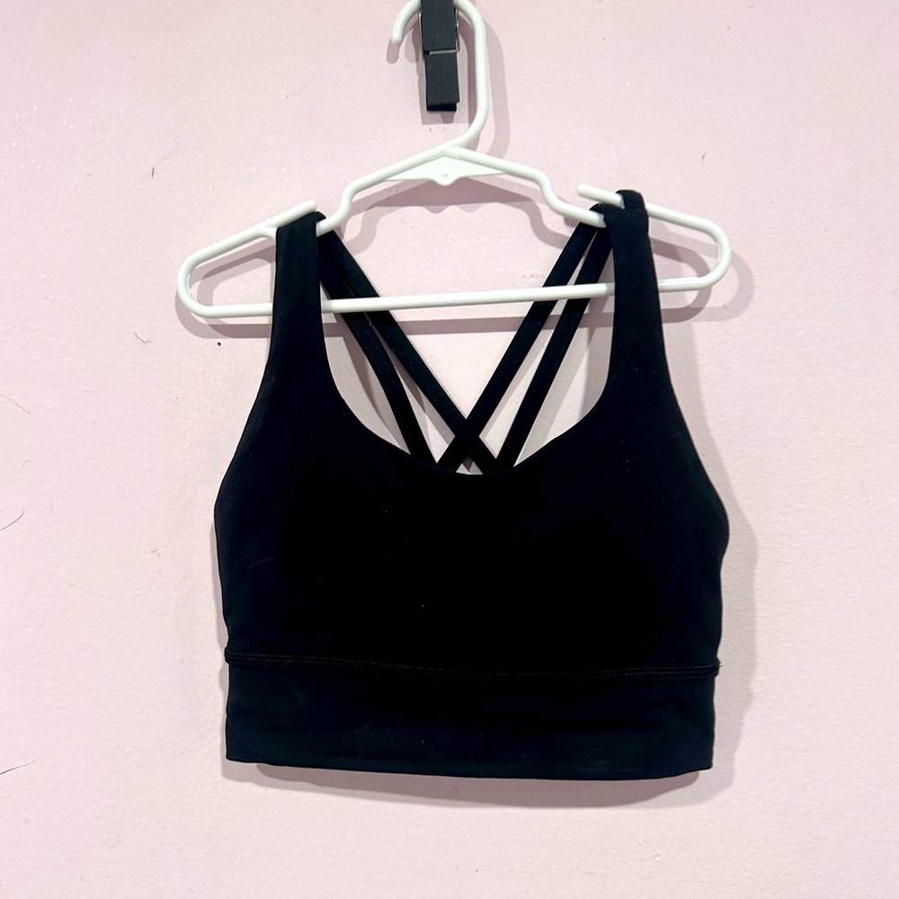 LULULEMON Black Strappy Sports Bra